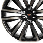 Кованые диски SKILL чёрные + полиров. спицы под лаком - Диски - CADILLAC - Cadillac Escalade