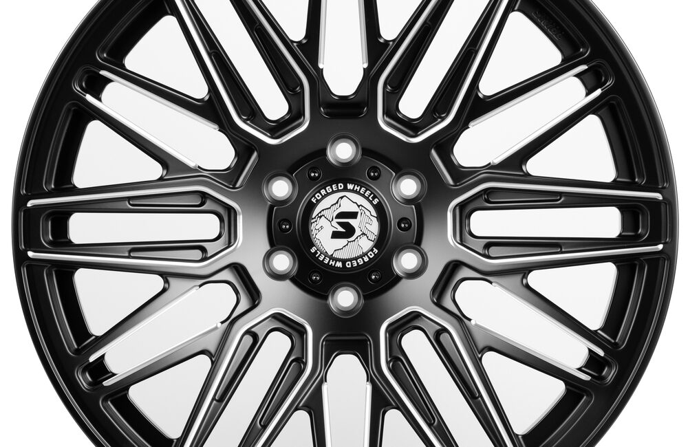 Кованые диски SKILL чёрный матовый + полированные спицы - Диски - DODGE - Dodge Ram