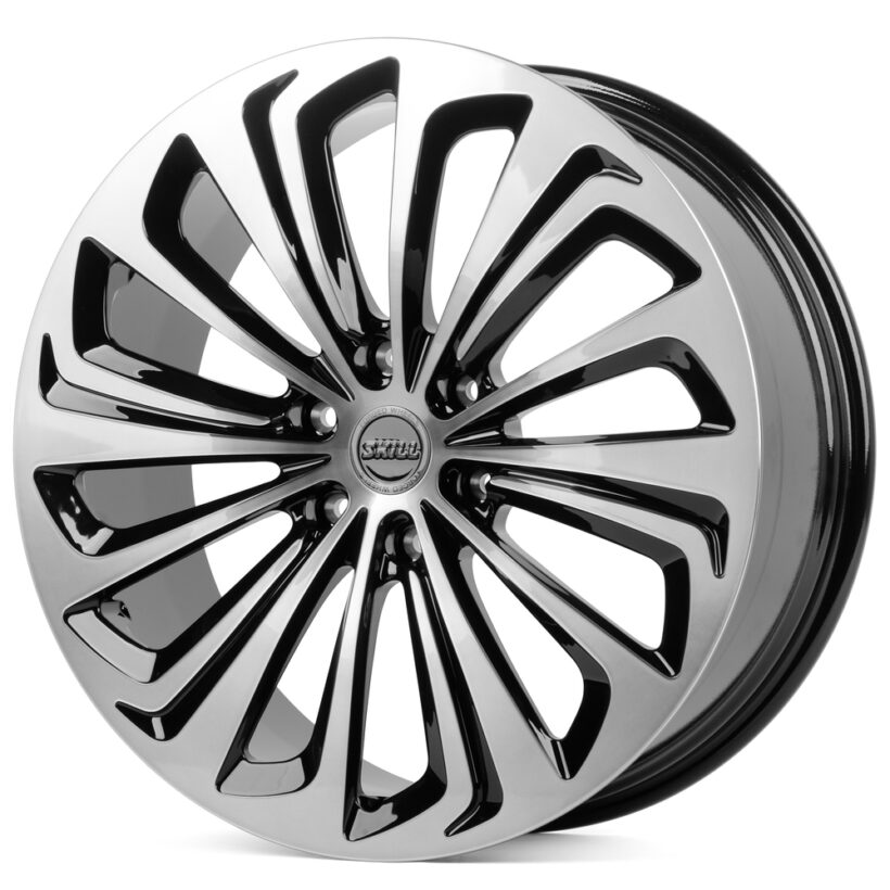 Кованые диски SKILL чёрный + полированные спицы - Диски - TOYOTA - Toyota Sequoia