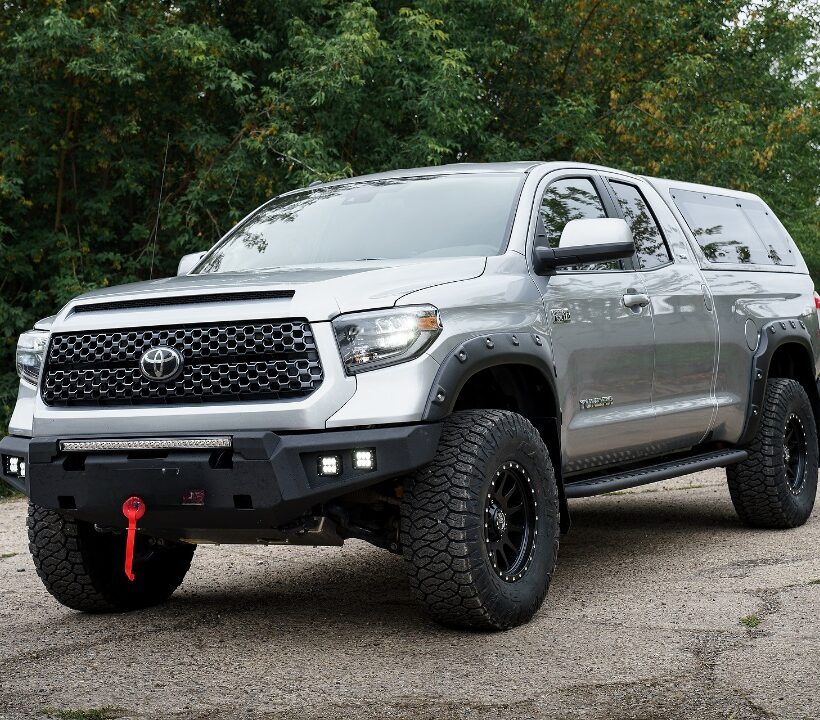 Бампер передний Toyota Tundra 2013-2021 REVO под балку и ПТФ - Силовые бамперы - TOYOTA - Toyota Tundra