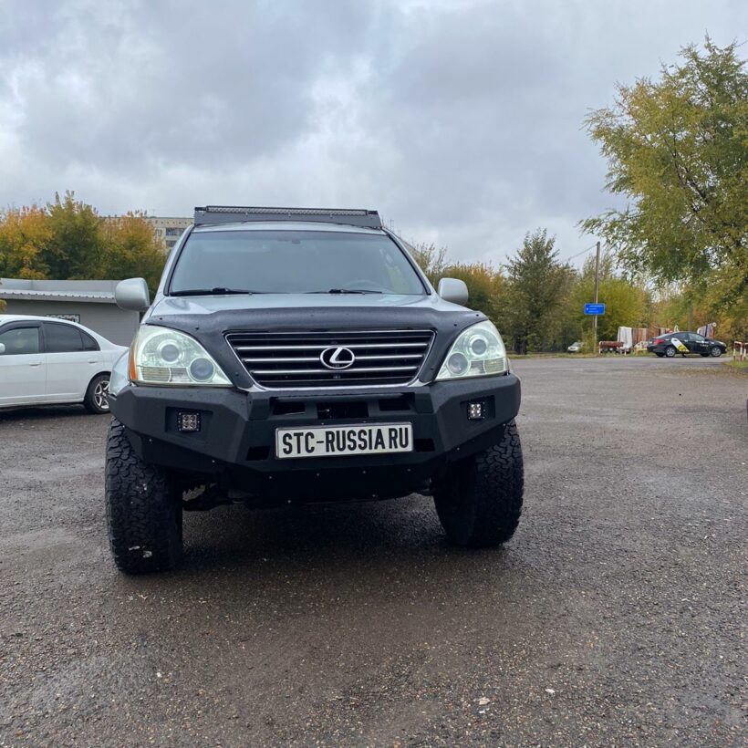 Бампер передний Lexus GX470 REVO под балку и ПТФ - Силовые бамперы - LEXUS - Lexus GX
