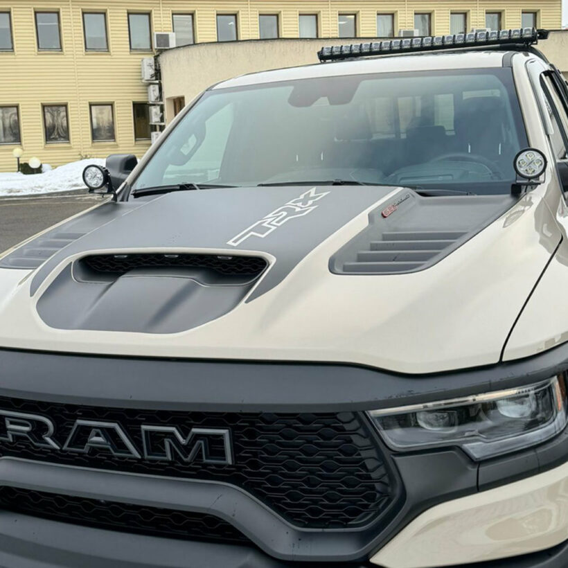 Крепление фар на капот для Додж Рам 1500 TRX 2018-2024 - Кронштейны крепления - DODGE - Dodge Ram