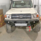 БАМПЕР СИЛОВОЙ ПЕРЕДНИЙ TOYOTA LAND CRUISER 70 SERIES 2007+ ЗАЩИТНАЯ ДУГА, ДАЛЬНИЙ СВЕТ, ПТФ - Силовые бамперы - TOYOTA - Toyota Land Cruiser