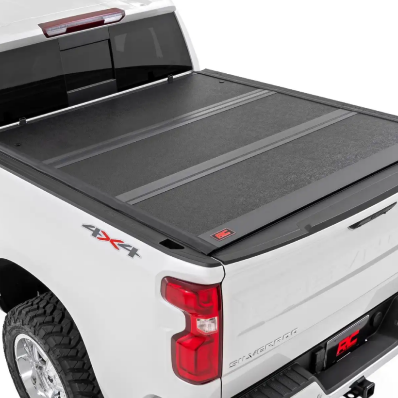 Жесткая трехсекционная крышка низкий профиль Chevrolet Silverado/GMC Sierra 5.8' (2019+) - Крышки и тенты кузова - CHEVROLET