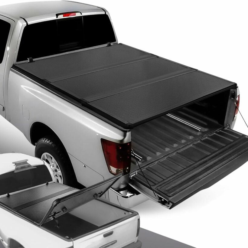 Жесткая трехсекционная крышка Nissan Titan Crew Cab 5.5' (2004-2015) - Крышки и тенты кузова - NISSAN - Nissan Titan