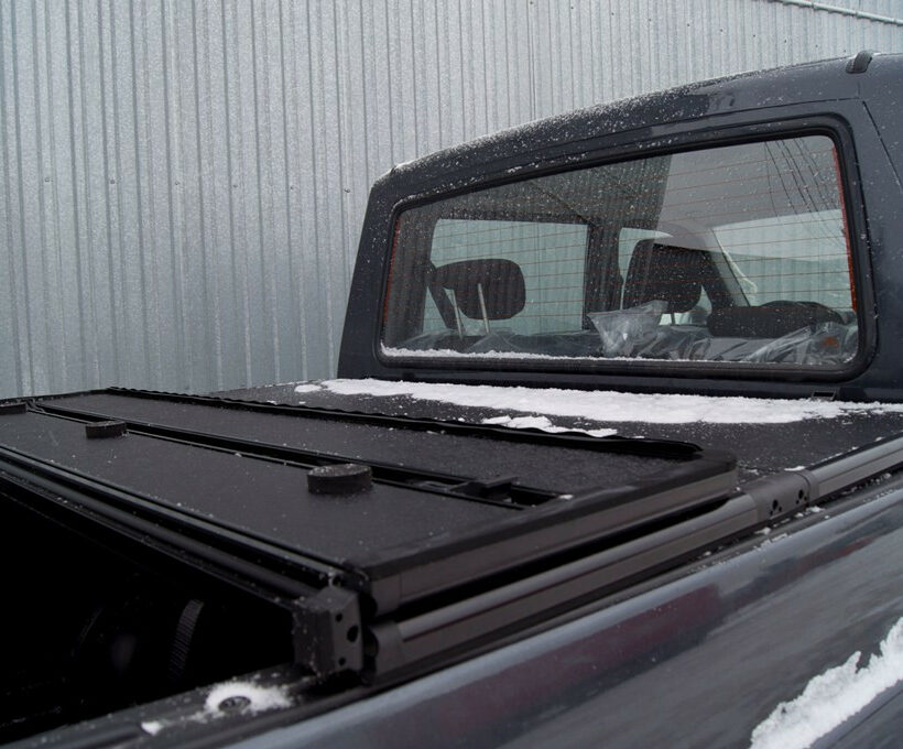 Жесткая трехсекционная крышка UAZ (2008+) - Крышки и тенты кузова - UAZ - UAZ Патриот