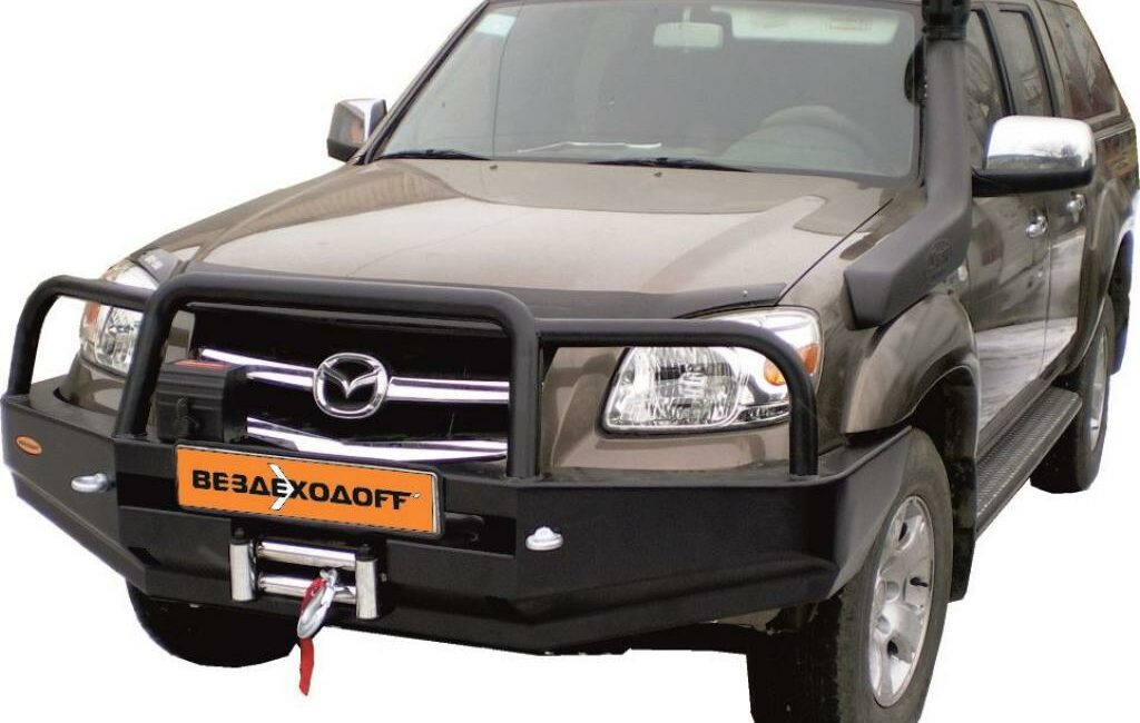 Бампер силовой передний Mazda BT 50 2006-2011 г с кенгурином - Силовые бамперы - MAZDA - Mazda BT