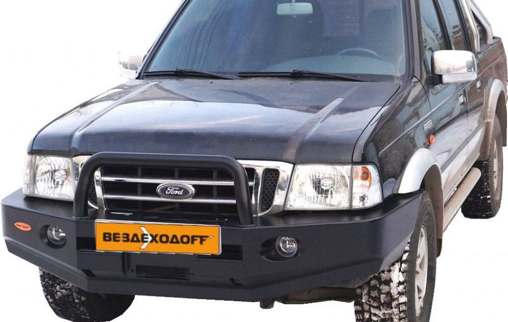Бампер силовой передний Ford Ranger 2002-2006 с центральной дугой - Силовые бамперы - FORD - Ford Ranger