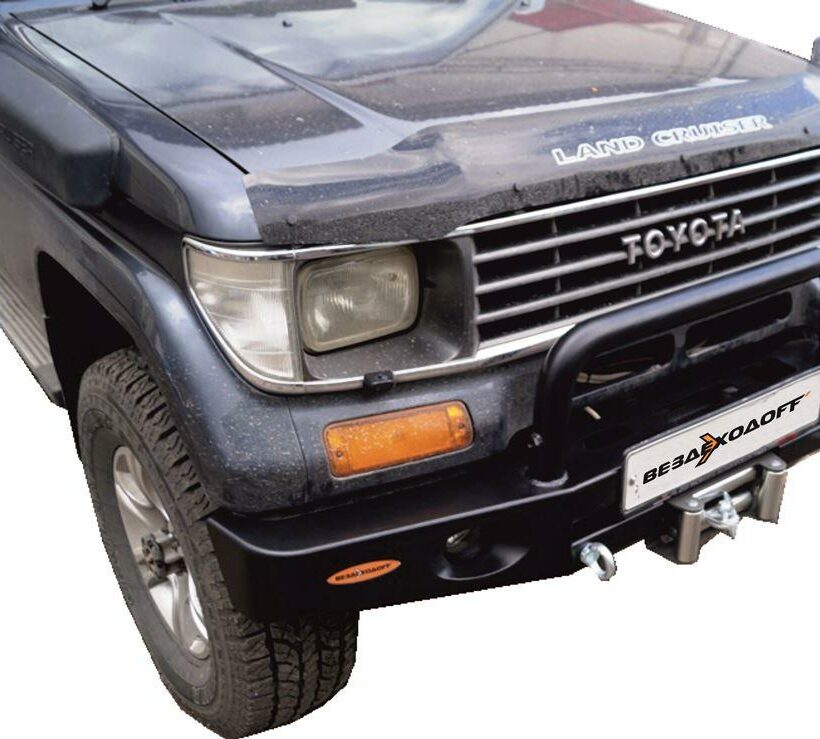 Бампер силовой передний Land Cruiser Prado 78 до 2004 г.в. с центральной дугой - Силовые бамперы - TOYOTA - Toyota Land Cruiser Prado