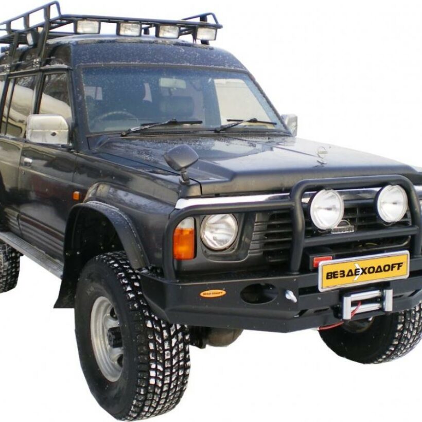 Бампер силовой передний Nissan Patrol/Safary Y60 с кенгурином - Силовые бамперы - NISSAN - Nissan Patrol