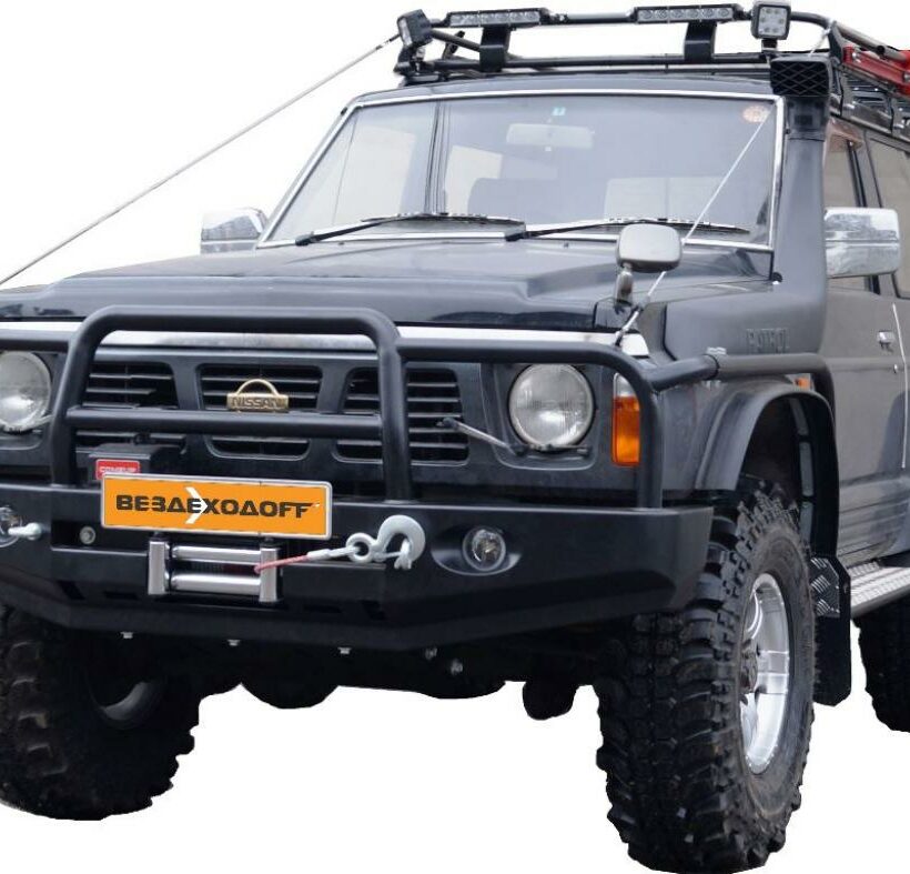 Бампер силовой передний Nissan Patrol/Safary Y60 с кенгурином - Силовые бамперы - NISSAN - Nissan Patrol