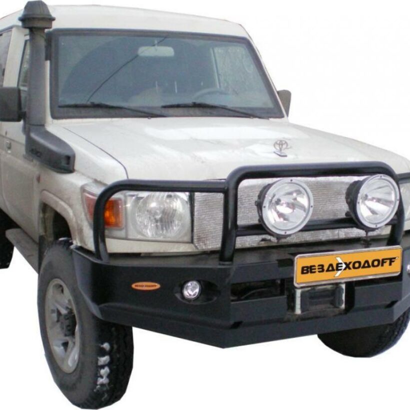 Бампер силовой передний Toyota Land Cruiser Prado 78 с кенгурином - Силовые бамперы - TOYOTA - Toyota Land Cruiser