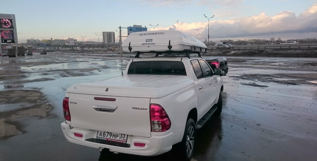 Крышка кузова для Toyota Hilux Revo (двойная кабина)(08.2015-) (белая) - Крышки и тенты кузова - TOYOTA - Toyota Hilux