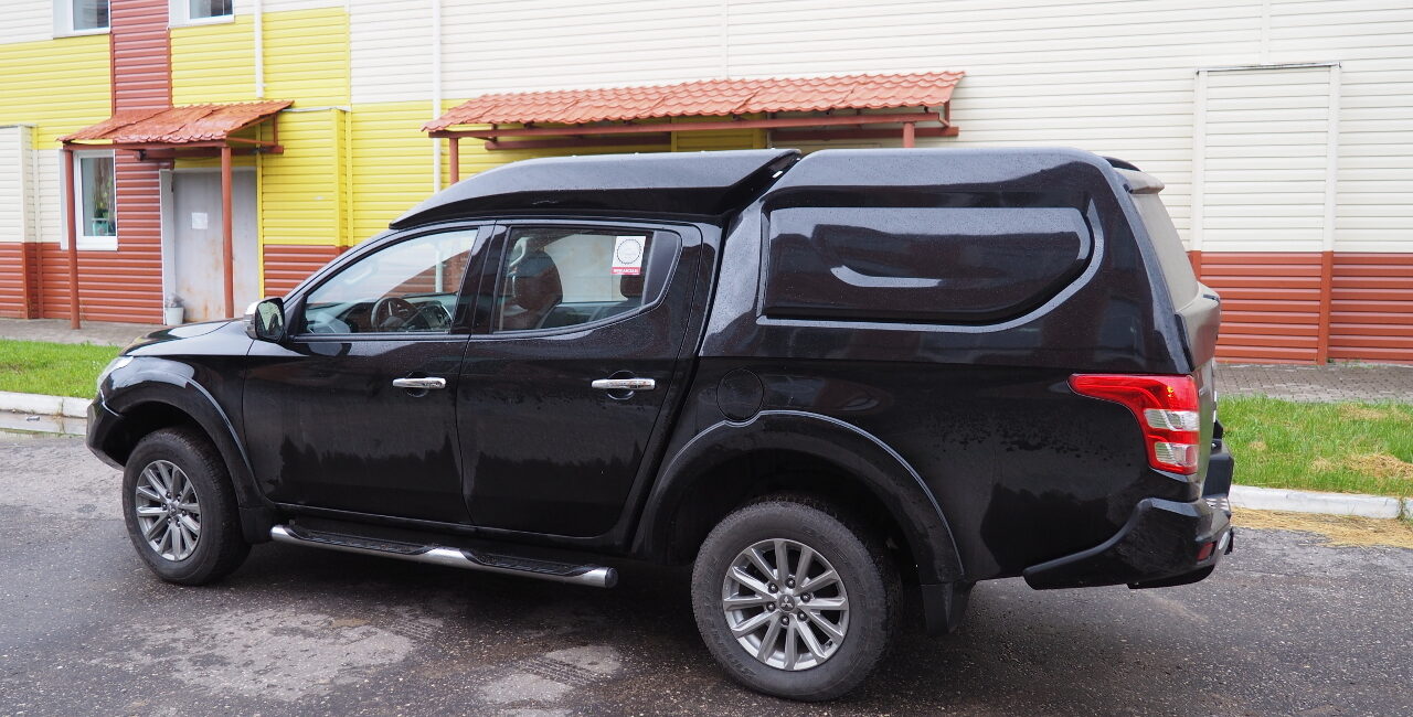 Крышка (кунг) кузова для Mitsubishi L200 (двойная кабина) (2015-2019)/Fiat Fullback (двойная кабина) (2016-) (3 двери) (под покраску) АВС-Дизайн - Кунги - MITSUBISHI - Mitsubishi L200