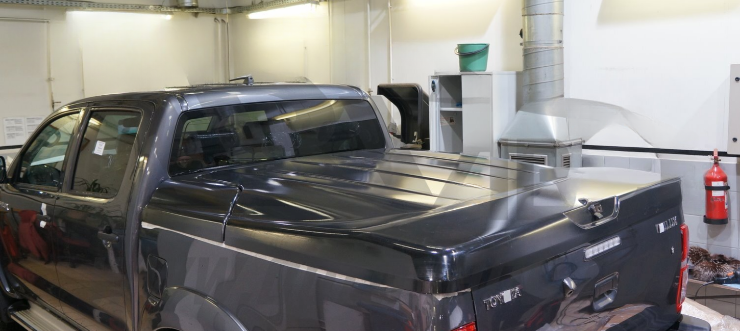 Крышка кузова для Toyota Hilux Vigo 2012-08.2015 (черная) - Крышки и тенты кузова - TOYOTA - Toyota Hilux