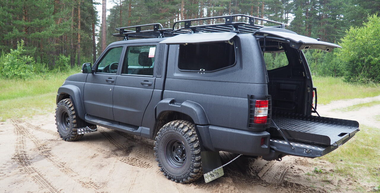 Платформа грузовая выкатная UAZ Pickup (УАЗ Пикап) 2010- - Выкатные платформы