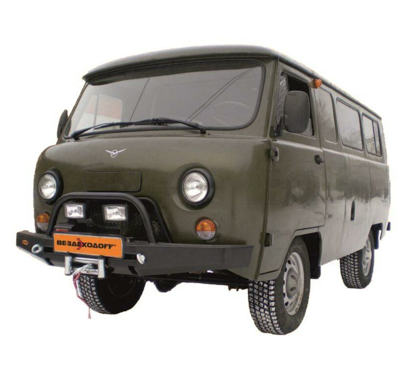 Бампер силовой передний УАЗ 3741, 3303 с дугой - Силовые бамперы - UAZ