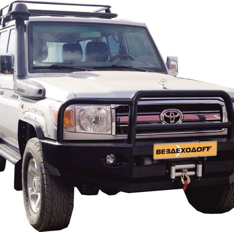 Бампер силовой передний Toyota Land Cruiser Prado 76 c кенгурином - Силовые бамперы - TOYOTA - Toyota Land Cruiser