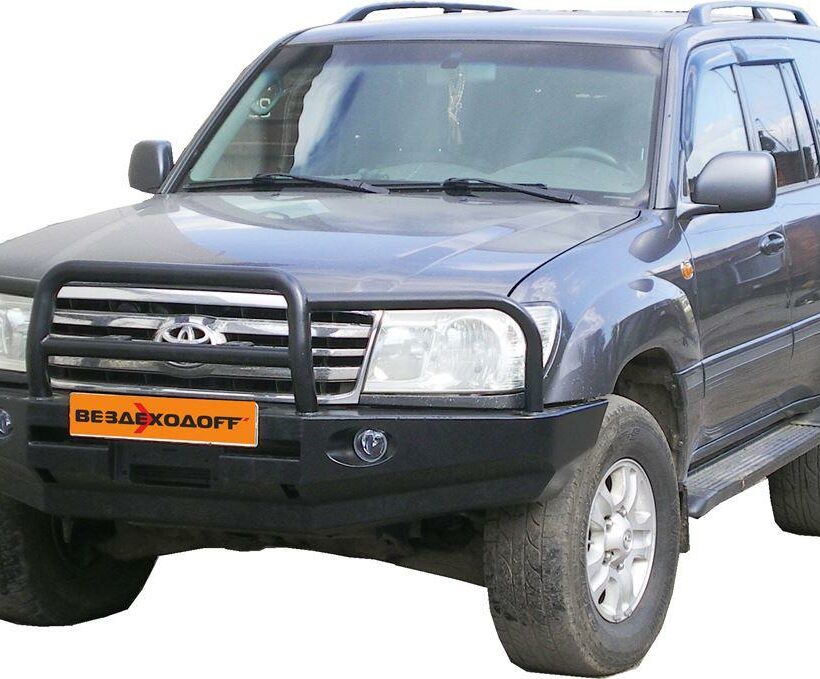 Бампер силовой передний Toyota Land Cruiser 100 VX с кенгурином - Силовые бамперы - TOYOTA - Toyota Land Cruiser