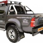 Бампер силовой задний Toyota HiLux с площадкой Лебедки, такелаж и стропы - Силовые бамперы - TOYOTA - Toyota Hilux