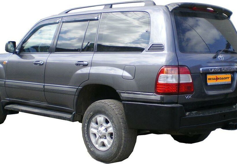 Бампер силовой задний Toyota Land Cruiser 100 VX с калиткой запасного колеса - Силовые бамперы - TOYOTA - Toyota Land Cruiser