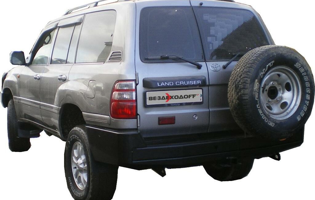 Бампер силовой задний Toyota Land Cruiser 100 GX с калиткой запасного колеса - Силовые бамперы - TOYOTA - Toyota Land Cruiser