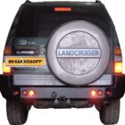 Бампер силовой задний Toyota Land Cruiser Prado 90  с модульными фонарями - Силовые бамперы - TOYOTA - Toyota Land Cruiser