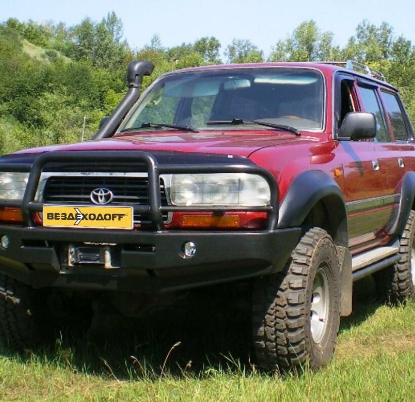 Бампер силовой передний Toyota Land Cruiser 80 с кенгурином под механическую лебедку - Силовые бамперы - TOYOTA - Toyota Land Cruiser
