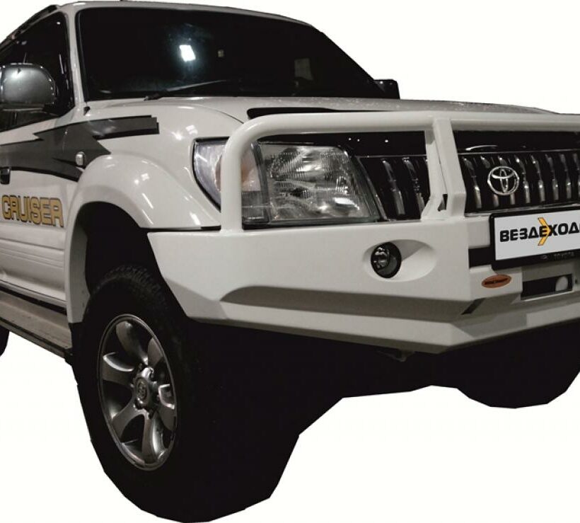 Бампер силовой передний Toyota Land Cruiser Prado 90/95 с кенгурином - Силовые бамперы - TOYOTA - Toyota Land Cruiser Prado