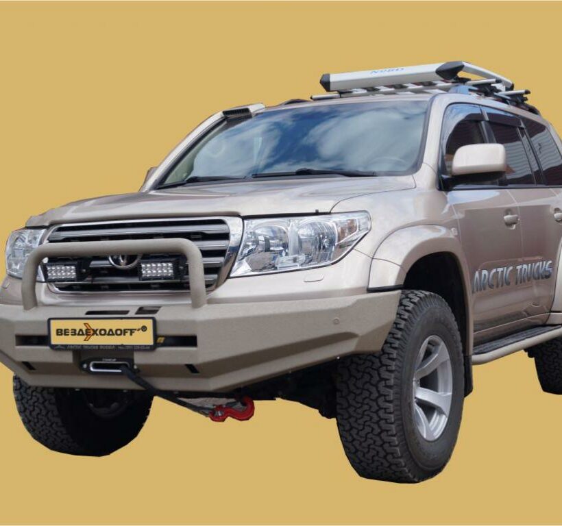 Бампер силовой передний Toyota Land Cruiser 200 Arctic Trucks с центральной дугой - Силовые бамперы - TOYOTA - Toyota Land Cruiser