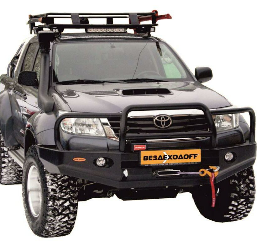 Бампер силовой передний Toyota HiLux Arctic trucks с кенгурином - Силовые бамперы - TOYOTA - Toyota Hilux