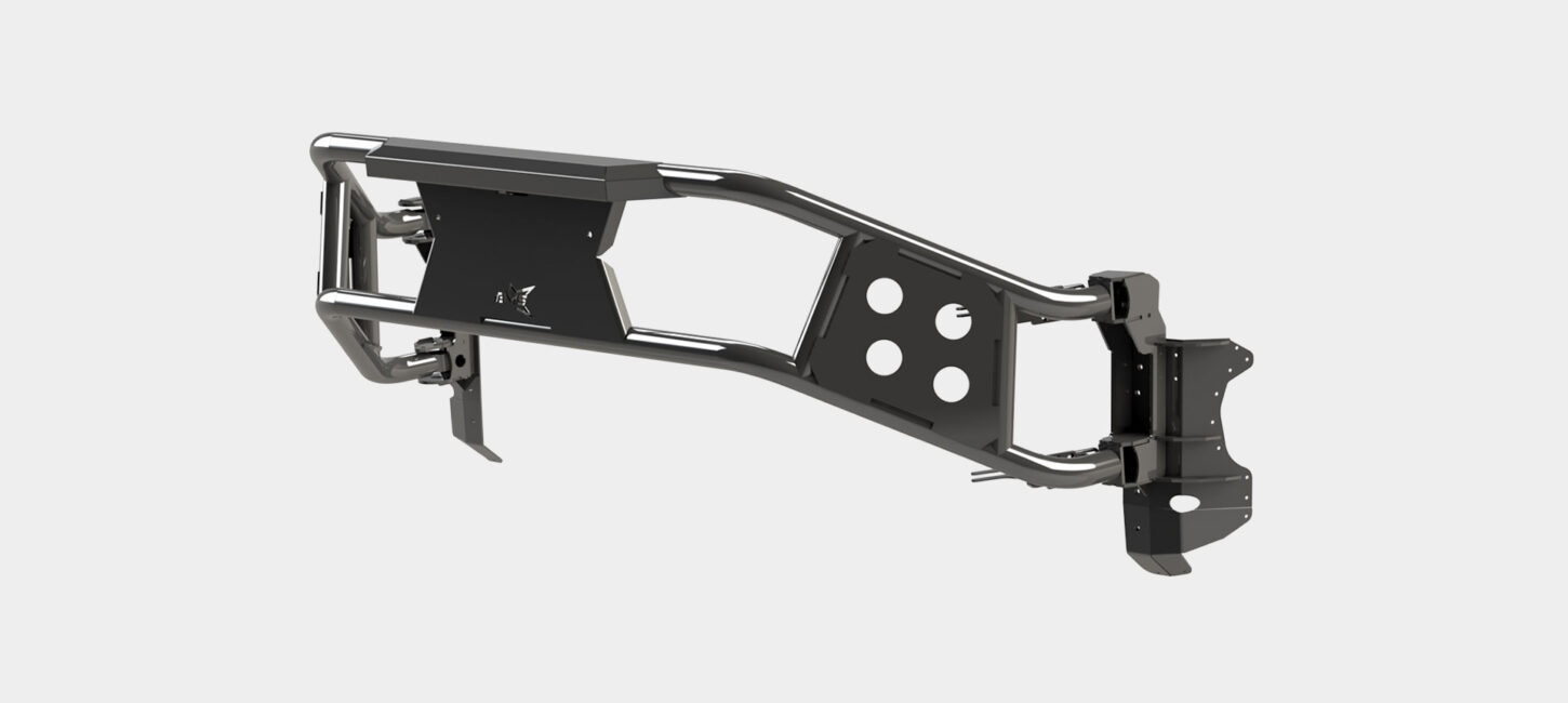 Калитка под запаску BMS ALFA для Тойота FJ Cruiser 2005-2023 - Силовые бамперы - TOYOTA - Toyota FJ Cruiser