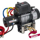 Лебёдка электрическая 12V Runva 12500 lbs 5670 кг короткий барабан, стальной трос - Лебедки