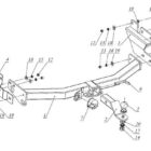 ТСУ (фаркоп) Great Wall Hover H5 / Haval H5 - Фаркопы - GREAT WALL - Great Wall Hover