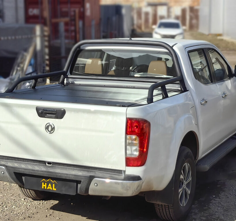 Крышка HAL 4-х секционная DongFeng DF6 4S STANDART под круглую дугу - Крышки и тенты кузова
