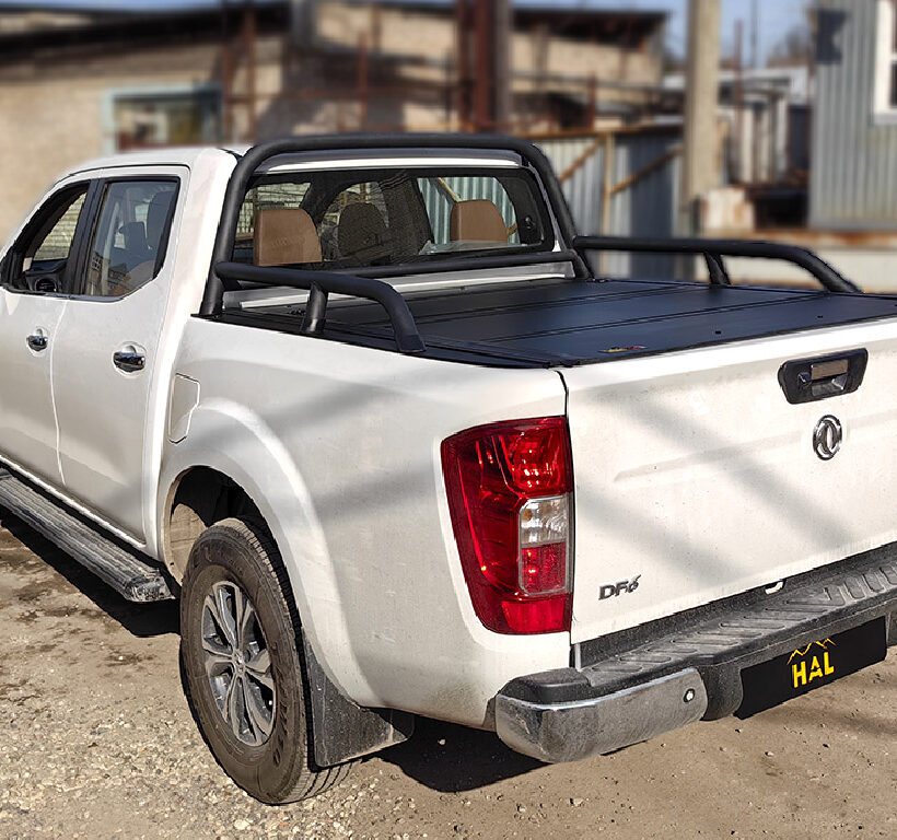 Крышка HAL 4-х секционная DongFeng DF6 4S STANDART под круглую дугу - Крышки и тенты кузова
