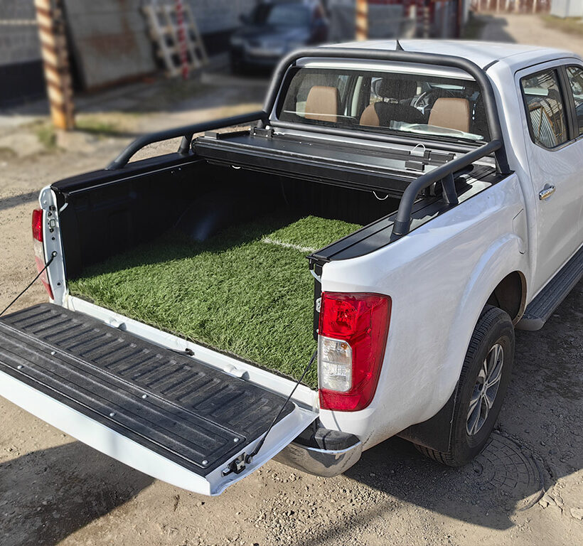 Крышка HAL 4-х секционная DongFeng DF6 4S STANDART под круглую дугу - Крышки и тенты кузова