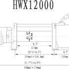 Лебёдка гидравлическая Runva 12000 lbs 5443 кг - Лебедки