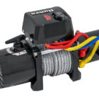Лебёдка электрическая 12V Runva 12500 lbs 5670 кг короткий барабан, стальной трос - Лебедки