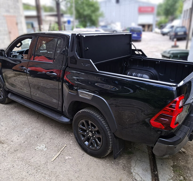 Дуга широкая с защитой стекла HAL PRO для Mitsubishi L200 - Дуги в кузов