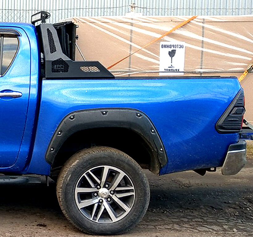 Дуга широкая с защитой стекла HAL PRO для Mitsubishi L200 - Дуги в кузов