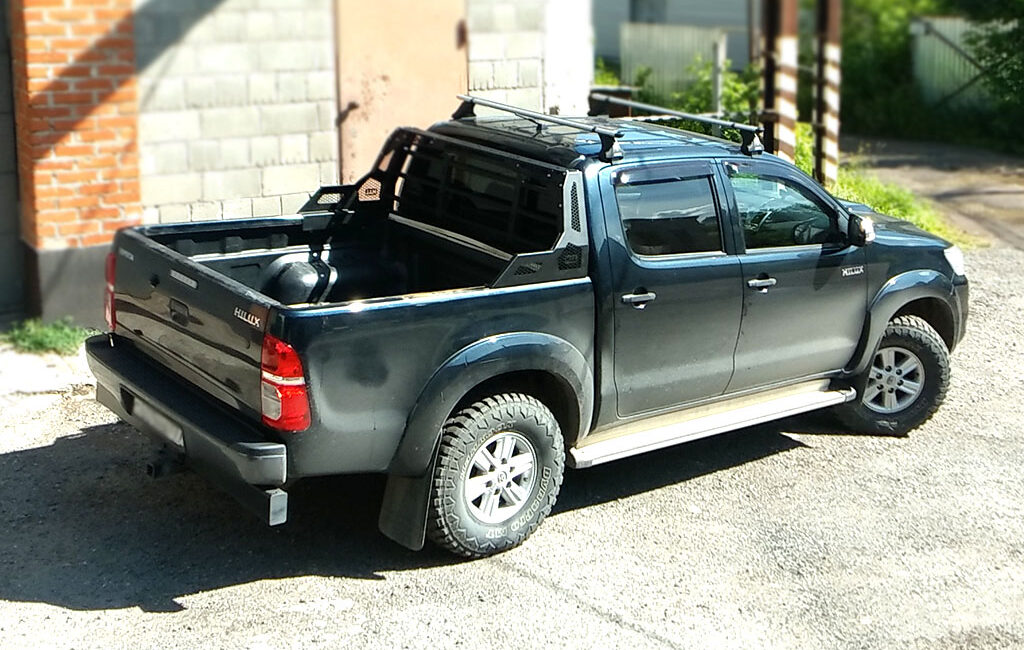 Дуга широкая с защитой стекла HAL PRO HILUX 7 VIGO - Дуги в кузов