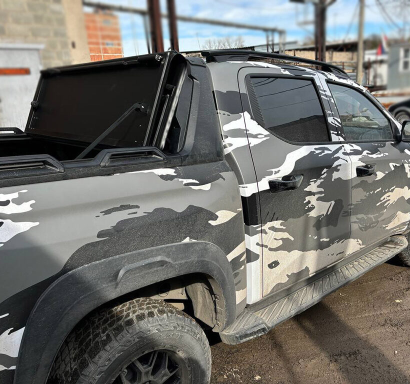 Крышка HAL 4-х секционная Changan HUNTER PRO EDITION 4S STANDART - Крышки и тенты кузова - CHANGAN - Changan Hunter Plus