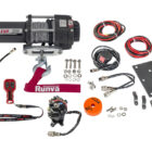 Лебёдка электрическая 12V Runva 3500A lbs 1588 кг (синтетический трос) - Лебедки