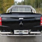 Тюнинг для MITSUBISHI L200 2019-  Защита кузова и заднего стекла 75х42 мм (без надписи, только для кузова) - Дуги в кузов