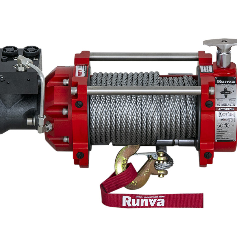 Лебёдка гидравлическая Runva 10000 lbs 4536 кг - Лебедки