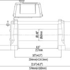 Лебёдка автомобильная электрическая 12V Runva 11000 lbs 5000 кг (влагозащищенная) - Лебедки