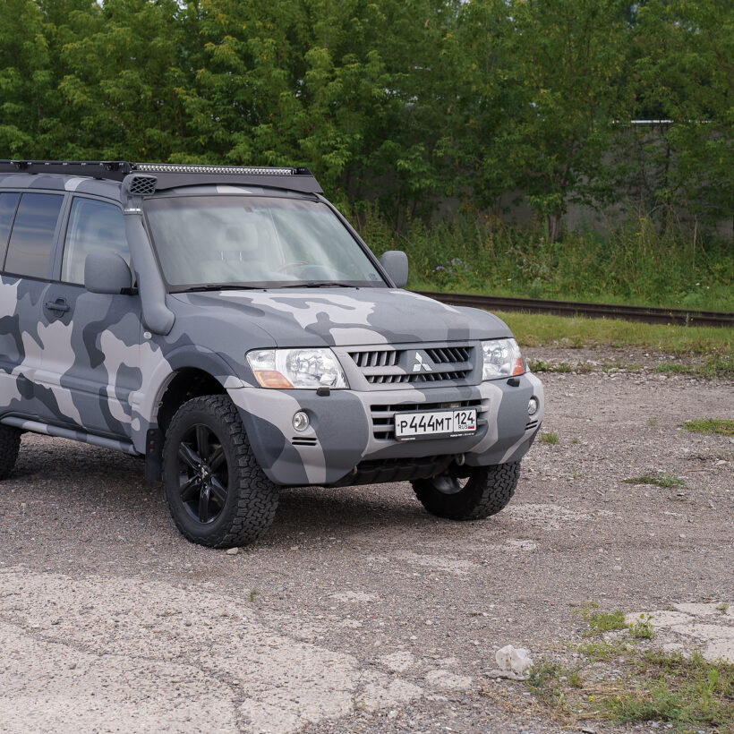 Багажник экспедиционный Mitsubishi Pajero 1999-2006 ШТОРКА - Багажники