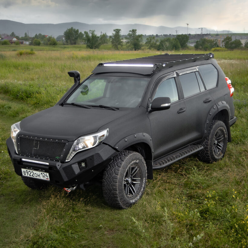 Багажник экспедиционный Toyota Land Cruiser Prado 150/Lexus GX460 шторка - Багажники