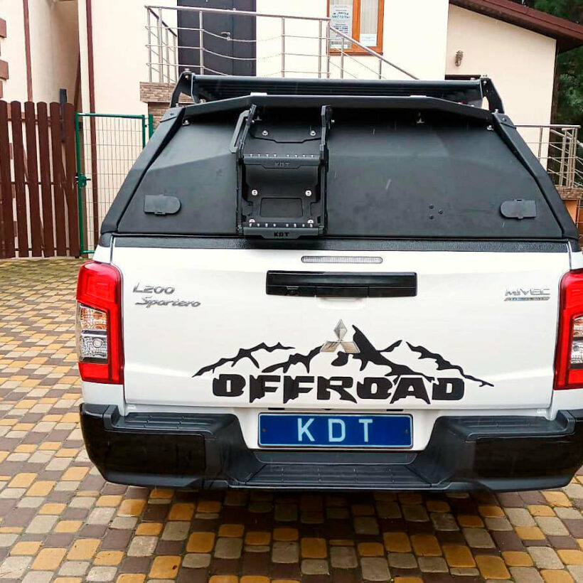 Кунг экспедиционный трехдверный V поколения алюминиевый - Mitsubishi L200 с 2015 г. в. - Кунги - MITSUBISHI - Mitsubishi L200